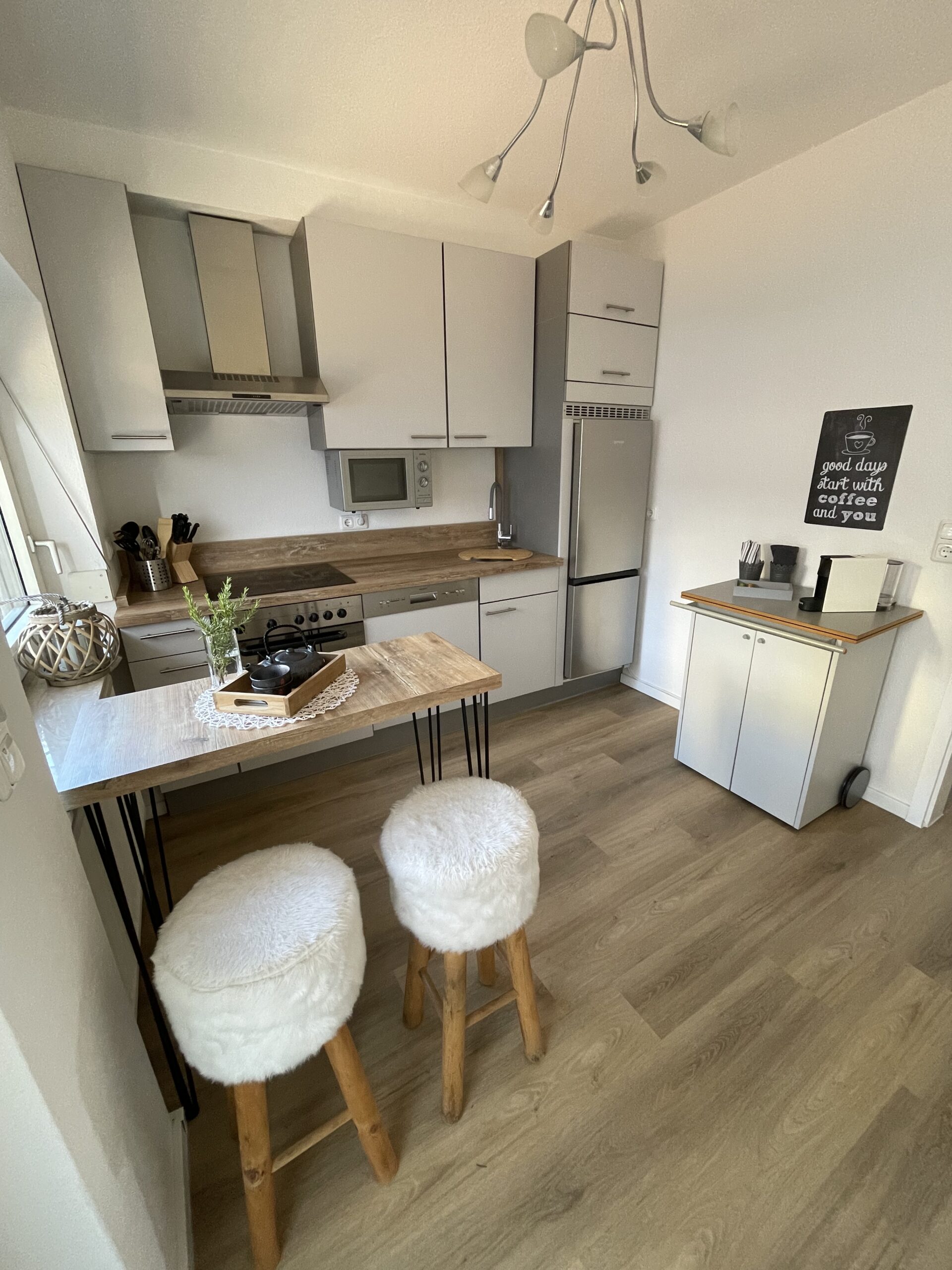Küche der Ferienwohnung
